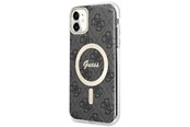Handys - Cover & Cases - GUESS GUHMN61H4STK iPhone 11 6.1" black/black hardcase 4G MagSafe - 3666339126797