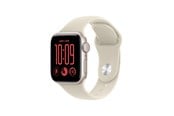Smartwatches, Pulsuhren, Sportuhren & Schrittzähler - Apple Watch SE 3 GPS 40mm Starlight Aluminium Case with Sand Sport Band - S/M - MJKR4QN/A