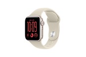 Smartwatches, Pulsuhren, Sportuhren & Schrittzähler - Apple Watch SE 3 GPS + Cellular 40mm Starlight Aluminium Case with Sand Sport Band - M/L - MJLE4QN/A