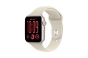 Smartwatches, Pulsuhren, Sportuhren & Schrittzähler - Apple Watch SE 3 GPS + Cellular 44mm Starlight Aluminium Case with Sand Sport Band - M/L - MJLN4QN/A