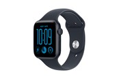 Smartwatches, Pulsuhren, Sportuhren & Schrittzähler - Apple Watch SE 3 GPS + Cellular 44mm Midnight Aluminium Case with Navy Blue Sport Band - S/M - MJLQ4QN/A