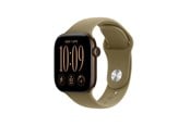 Smartwatches, Pulsuhren, Sportuhren & Schrittzähler - Apple Watch Series 12 GPS 42mm Dark Bronze Aluminium Case with Olive Sport Band - M/L - MJEG4QN/A