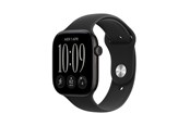 Smartwatches, Pulsuhren, Sportuhren & Schrittzähler - Apple Watch Series 12 GPS 46mm Black Aluminium Case with Black Sport Band - M/L - MJEL4QN/A