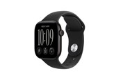Smartwatches, Pulsuhren, Sportuhren & Schrittzähler - Apple Watch Series 12 GPS + Cellular 42mm Black Aluminium Case with Black Sport Band - S/M - MJG04QN/A