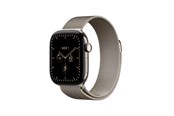 Smartwatches, Pulsuhren, Sportuhren & Schrittzähler - Apple Watch Series 12 GPS + Cellular 42mm Natural Titanium Case with Natural Milanese Loop - MJGH4QN/A
