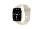 Smartwatches, Pulsuhren, Sportuhren & Schrittzähler - Apple Watch Series 12 GPS + Cellular 42mm Pearl White Ceramic Case with Sand Sport Band - S/M - MJGW4QN/A