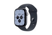 Smartwatches, Pulsuhren, Sportuhren & Schrittzähler - Apple Watch Series 12 GPS + Cellular 46mm Night Blue Ceramic Case with Navy Blue Sport Band - S/M - MJH34QN/A