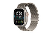 Smartwatches, Pulsuhren, Sportuhren & Schrittzähler - Apple Watch Ultra 4 GPS + Cellular 49mm Natural Titanium Case with Natural Titanium Milanese Loop - S - MJA84DH/A