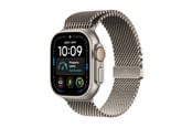 Smartwatches, Pulsuhren, Sportuhren & Schrittzähler - Apple Watch Ultra 4 GPS + Cellular 49mm Natural Titanium Case with Natural Titanium Milanese Loop - M - MJA94DH/A
