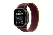 Smartwatches, Pulsuhren, Sportuhren & Schrittzähler - Apple Watch Ultra 4 GPS + Cellular 49mm Black Titanium Case with Burgundy Trail Loop - M/L - MJC44DH/A