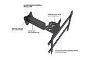 Wandhalterungen, AV-Halterungen & AV-Möbel - Multibrackets M Pro Series mounting component - 30 cm - black - Max - recommended for - 7340234815784
