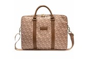 Taschen - GUESS GCube Stripes bag for a 16" laptop - brown - 3666339112998