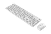 Tastaturen - Logitech MK295 Silent - keyboard and mouse set - French - off white Input Device - Tastatur & Maus Set - Französisch - Weiss - 920-009820