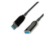 USB Kabel - Roline - USB extension cable - USB Type A to USB Type A - 20 m - 12.04.1077