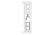 Stromkabel (Extern) - Bachmann DESK 1 - power strip - 902.0245