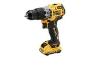 Schraub/Bohrmaschinen - Dewalt DCD706D2-QW - hammer drill/driver - cordless - 2-speed - 2 batteries - DCD706D2-QW