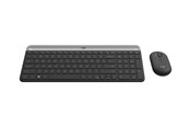 Tastaturen - Logitech Slim Wireless Combo MK470 - Tastatur & Maus Set - Spanisch - Grau - 920-009198