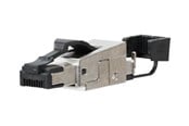 Netzwerk - Kabel - METZ CONNECT pro - network connector - black - Schwarz - 130E405032-E