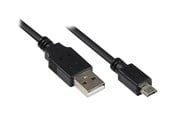 USB Kabel - Alcasa electronik Good Connections - USB cable - USB to Micro-USB Type B - 3 m - 2510-MB03
