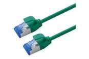 Netzwerk - Kabel - Roline patch cable - 30 cm - green pantone 3278C - Grün - 21.15.4338