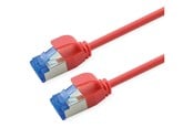Netzwerk - Kabel - Roline patch cable - 30 cm - red pantone 199C - Rot - 21.15.4308