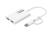 Dockingstationen - Roline - docking station - USB-C / USB-A - 2 x DP - 12.03.3207