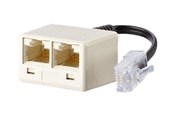 Netzwerk - Kabel - METZ UAE network adapter - 10 cm - pearl white - Weiß - 0.1m - 130607440101-E