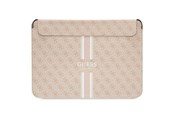 Systemzubehör - GUESS 4G Printed Stripes cover for a 16" laptop - pink - 3666339120566