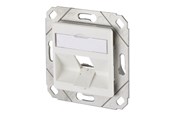 Netzwerkzubehör - METZ Connect flush mount outlet - trunking installation unequipped - 130B20D11102KE