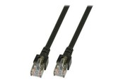 Netzwerk - Kabel - EFB NORDIC EFB-Elektronik patch cable - 1.5 m - black - Schwarz - 1m - K5456.1,5