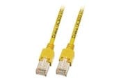 Netzwerk - Kabel - EFB NORDIC EFB-Elektronik patch cable - 15 cm - yellow - Gelb - 0.1m - K8015.0,15