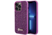 Handys - Cover & Cases - GUESS Disco Metal Script case for iPhone 15 Pro - pink - 3666339173739