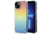 Handys - Cover & Cases - GUESS IML Faceted Mirror Disco Iridescent case for iPhone 15 - multicolored - 3666339172312