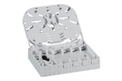 Netzwerkzubehör - EFB NORDIC EFB-Elektronik FTTH Indoor DIN RAIL Box for 4 Fiber 4 Adapter - fibre-optic splice box - FTTH-BOX-IN-5