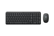 Tastaturen - Logitech MK250 - keyboard and mouse set - QWERTY - US International - graphite Input Device - Tastatur & Maus Set - Universal - Schwarz - 920-013519