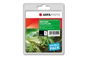 Druckerzubehör - Tinte & Toner - Agfa Photo Multi pack - 2-pack - black - compatible - ink cartridge (alternative for: Brother LC127XLBKBP2) - APB127BDUOD