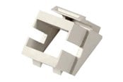 Netzwerkzubehör - EFB NORDIC EFB-Elektronik Keystone Adapter-Frame - flange mount - 37501WS.1