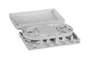 Netzwerkzubehör - EFB NORDIC EFB-Elektronik FTTH Indoor Connection Box for 4 Fiber 4 Adapter - fibre-optic splice box - FTTH-BOX-IN-1