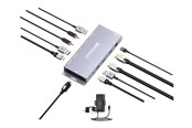 Dockingstationen - Vivolink - docking station - USB-C 3.2 Gen 2 - 2 x HDMI - 1GbE - VLUSBCHUB3