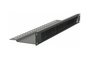 Rack-Gehäuse - Lanview by Logon - rack cable organiser - L bent brushed - 1U - RAO210BL