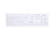 Systemzubehör - Cherry Contour Active Key ClassicClean keyboard cover - exchangeable membrane hygienic design - full size - AK-C8100-W/GE