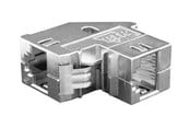 Netzwerkzubehör - METZ BTR IT CONNECT E-DAT modul coupler 8(8) 90° Cat.6 - 1309A1-I