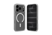 Handys - Cover & Cases - CRONG Hybrid MATTE Magnetic case with MagSafe for iPhone 18 Pro / iPhone 17 Pro - White - CRGHMMIP1863PWHT