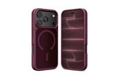 Handys - Cover & Cases - CRONG Hybrid MATTE Magnetic case with MagSafe for iPhone 18 Pro / iPhone 17 Pro - Burgundy - CRGHMMIP1863PPRP