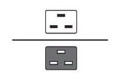 Stromkabel (Intern) - MicroConnect - power cable - IEC 60320 C20 to IEC 60320 C19 - 3 m - PE2019B3