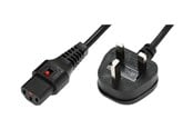 Stromkabel (Intern) - MicroConnect - power cable - Type G to power IEC 60320 C13 - 2 m - MC-UKC132B