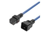 Stromkabel (Intern) - MicroConnect - power cable - IEC 60320 C19 to IEC 60320 C20 - 1 m - MC-C19C20LOCK-1M-B