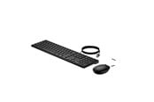 Tastaturen - HP Desktop 320MK - Tastatur & Maus Set - Italienisch - Schwarz - 9SR36UT#ABZ