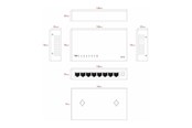 Switches - Lanview - switch - 8 ports - smart - LVN-DESK-8PORT-1G
