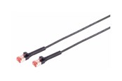 Netzwerk - Kabel - Lanview Flex-Angle patch cable - 2 m - black - Schwarz - 2m - LV-6AFTP-FLEX-ANG-02B